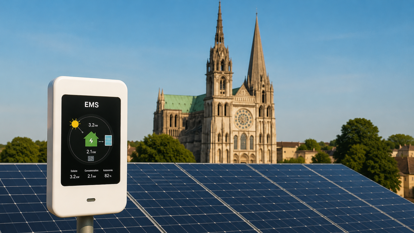 L'EMS pour piloter la production d'énergie solaire